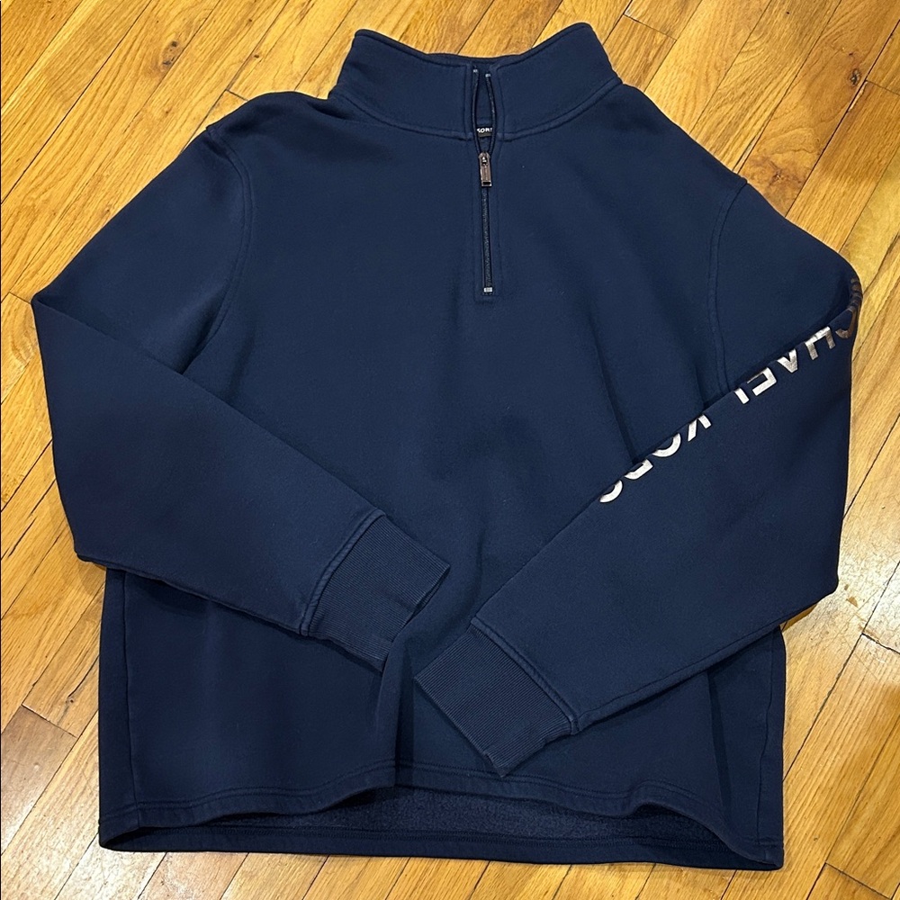 Michael Kors Navy Zip-Up Sweatshirt